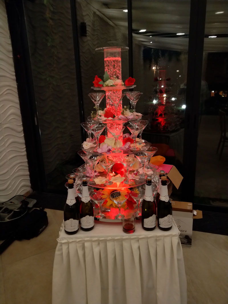 Fontana/kupola za šampanjac