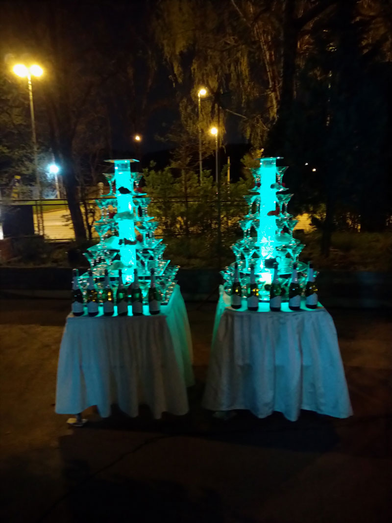 Fontana/kupola za šampanjac