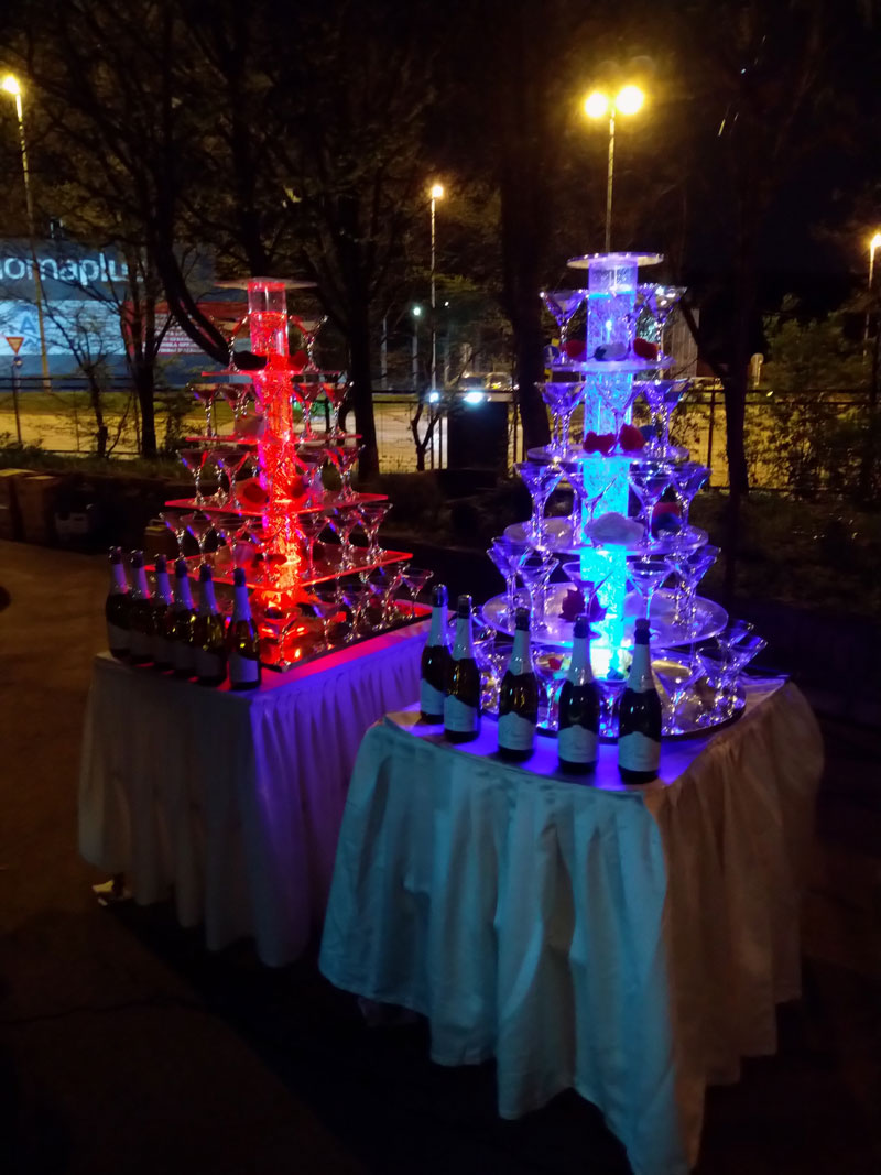 Fontana/kupola za šampanjac