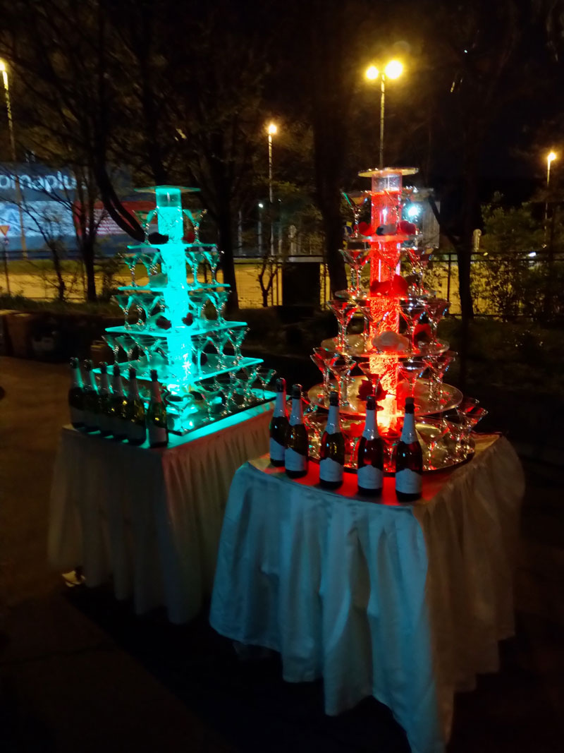 Fontana/kupola za šampanjac